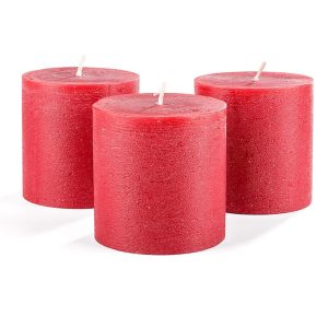 Soy Wax Candles Set of 3 - Rose Scented