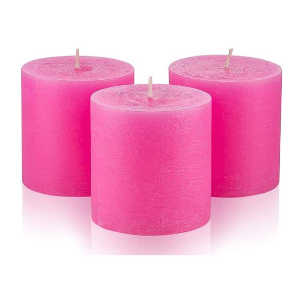 Soy Wax Candles Set of 3 - Strawberry Scented